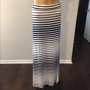 Striped Maxi Skirt